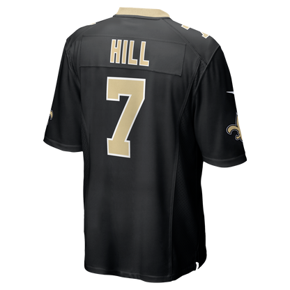 Men's New Orleans Saints Taysom Hill Nike Black Game Jersey