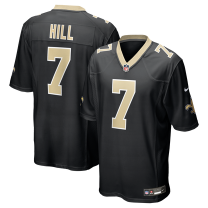 Men's New Orleans Saints Taysom Hill Nike Black Game Jersey