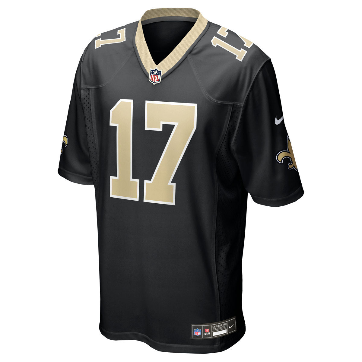 Men's New Orleans Saints Trey Palmer Nike Black Team Game Jersey