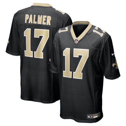 Men's New Orleans Saints Trey Palmer Nike Black Team Game Jersey