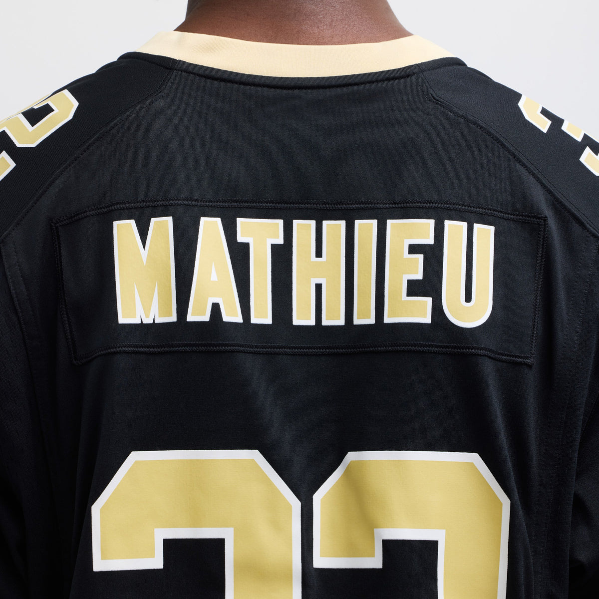 Men's New Orleans Saints Tyrann Mathieu Nike Black Game Jersey