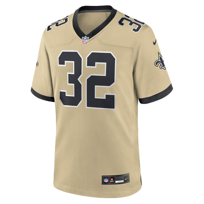 Men's New Orleans Saints Tyrann Mathieu Nike Gold Gameday Golds Alternate Game Player Jersey