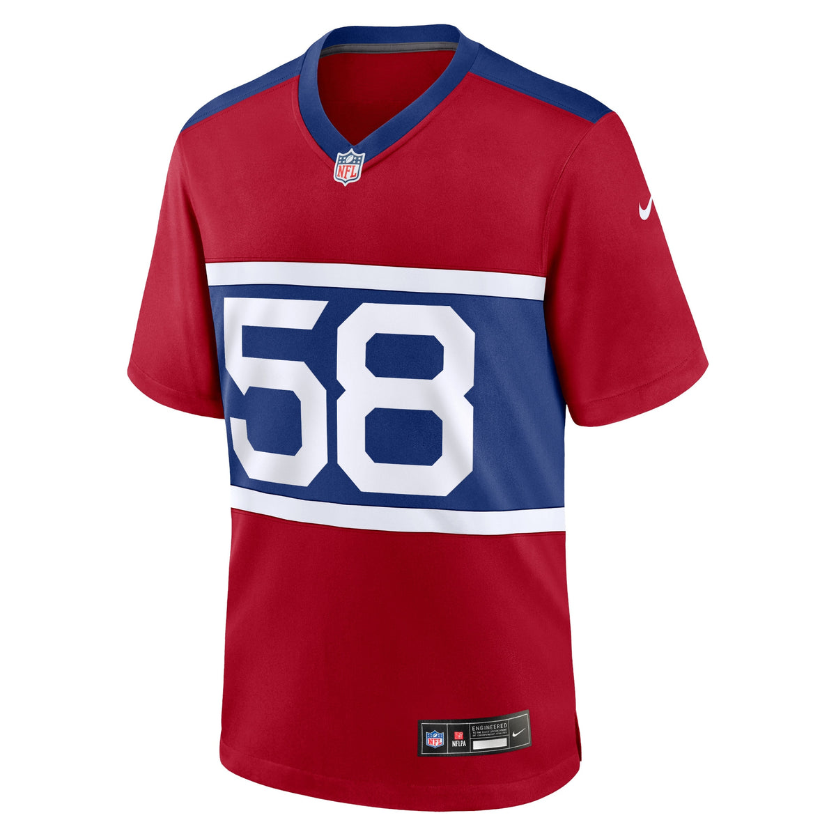 Men's New York Giants Bobby Okereke Nike Century Red Alternate Player Game Jersey