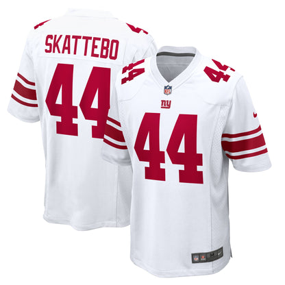 Men's New York Giants Cam Skattebo Nike White Game Jersey