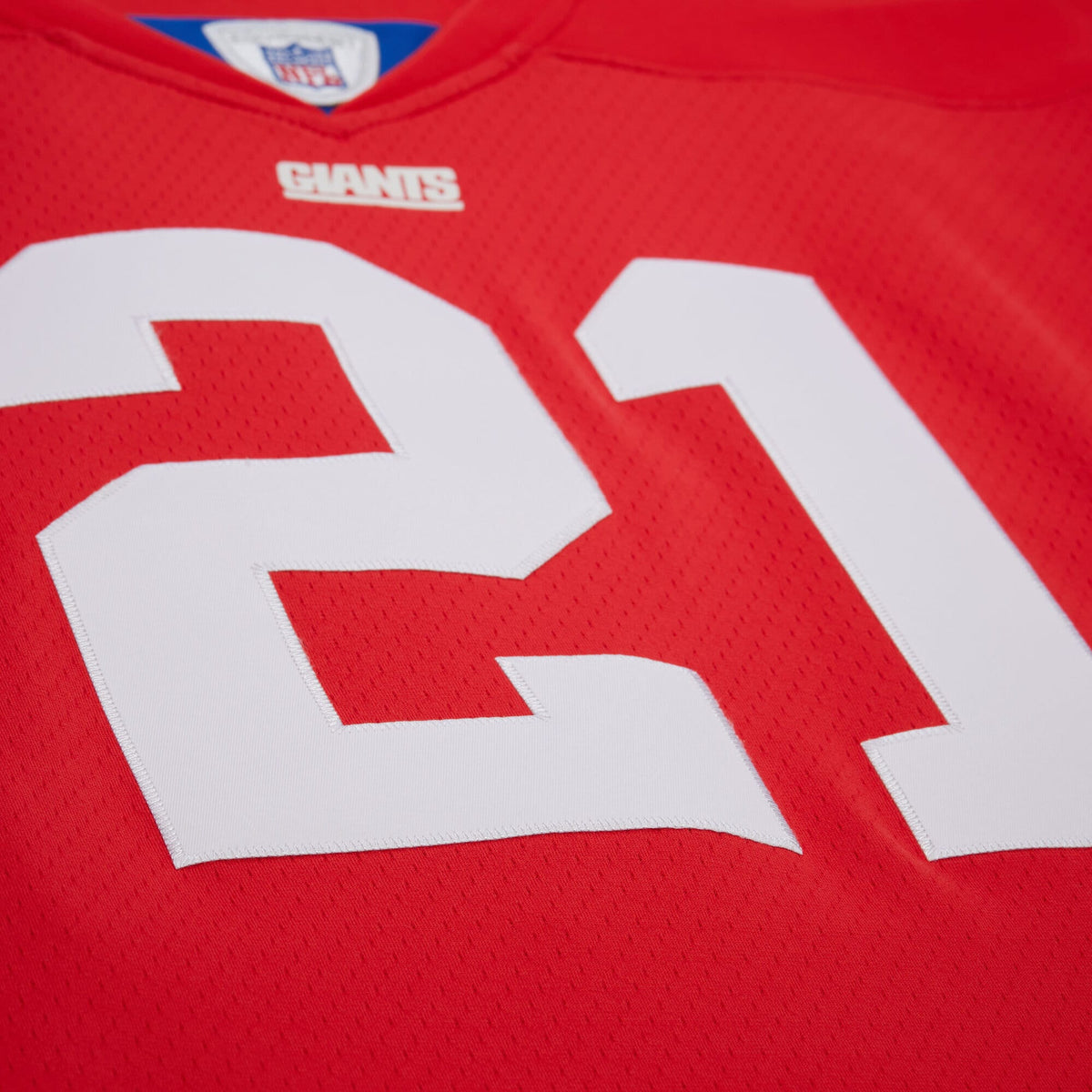 Men's New York Giants Tiki Barber Mitchell & Ness Red 2004 Legacy Replica Jersey