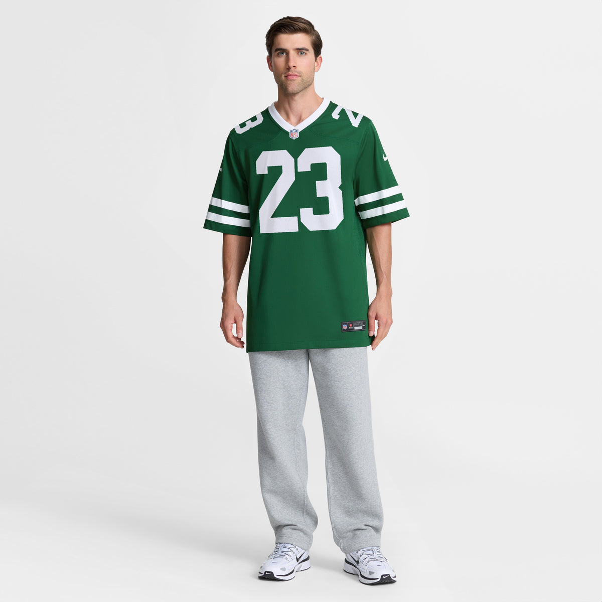 Men's New York Jets Azareye&'h Thomas Nike Legacy Green Team Game Jersey