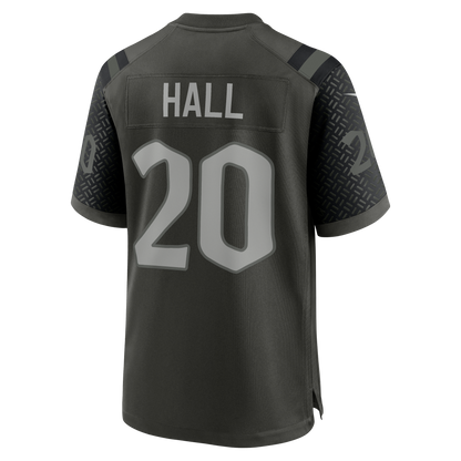Men's New York Jets Breece Hall Nike Gotham Green 2025 Rivalries Collection Game Jersey