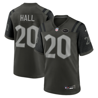 Men's New York Jets Breece Hall Nike Gotham Green 2025 Rivalries Collection Game Jersey