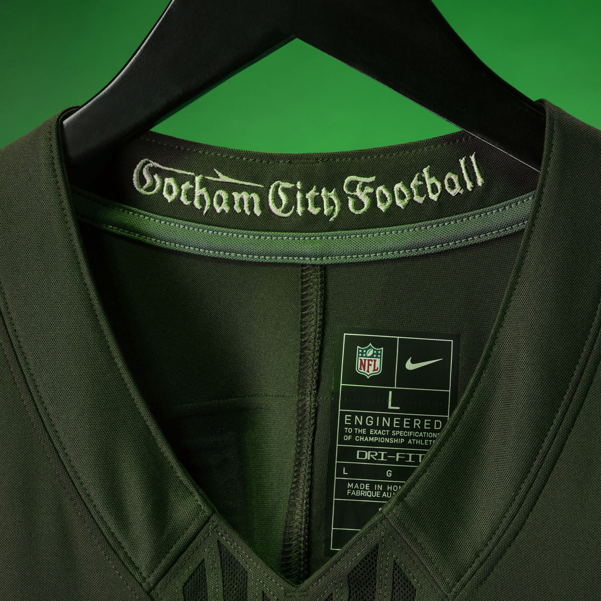 Men's New York Jets Breece Hall Nike Gotham Green 2025 Rivalries Collection Stitched Limited Jersey