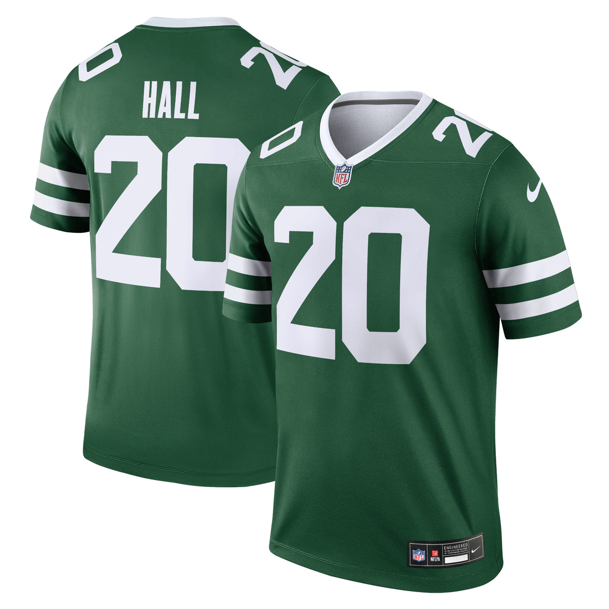 Men's New York Jets Breece Hall Nike Green Legend Player Performance Top