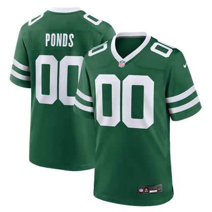 Men's New York Jets D&'Angelo Ponds Nike Legacy Green Game Jersey