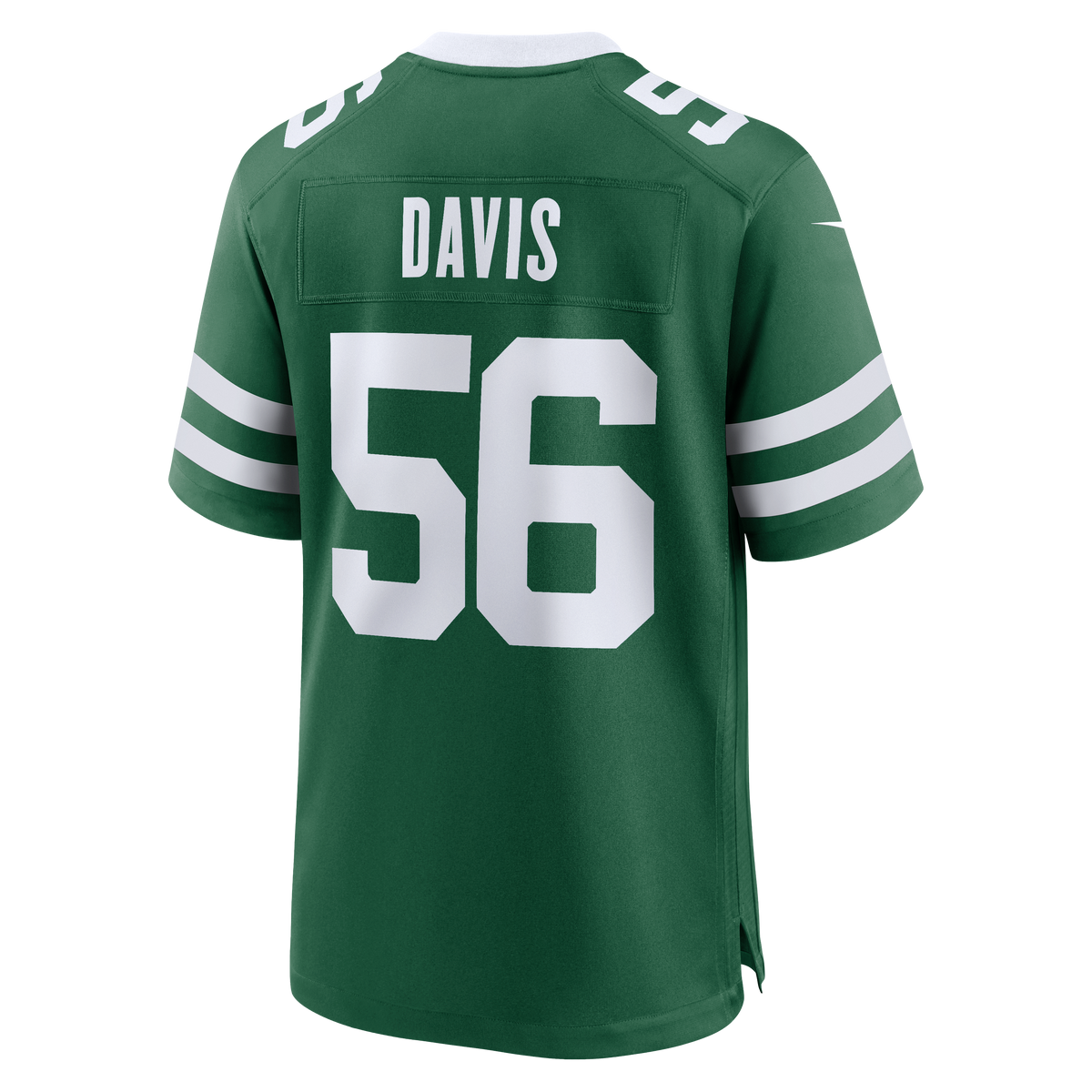 Men's New York Jets Demario Davis Nike Legacy Green Team Game Jersey