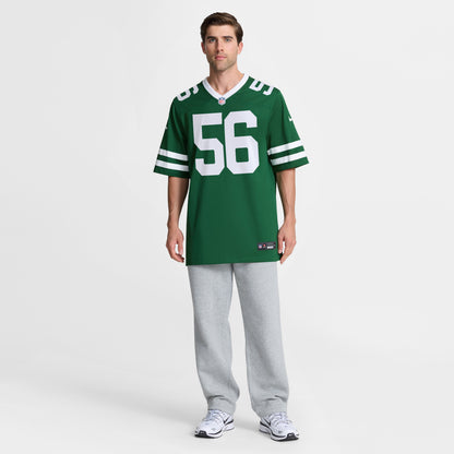 Men's New York Jets Demario Davis Nike Legacy Green Team Game Jersey