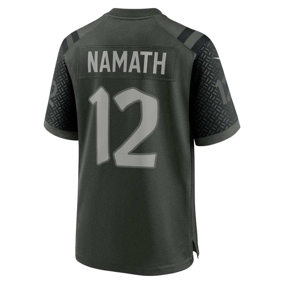 Men's New York Jets Joe Namath Nike Gotham Green 2025 Rivalries Collection Retired Player Game Jersey