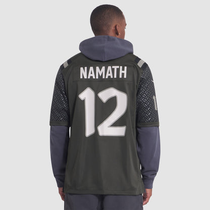 Men's New York Jets Joe Namath Nike Gotham Green 2025 Rivalries Collection Retired Player Game Jersey