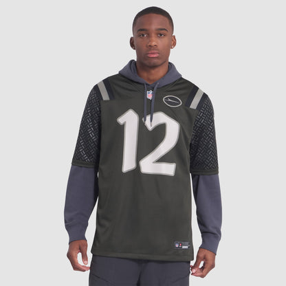 Men's New York Jets Joe Namath Nike Gotham Green 2025 Rivalries Collection Retired Player Game Jersey