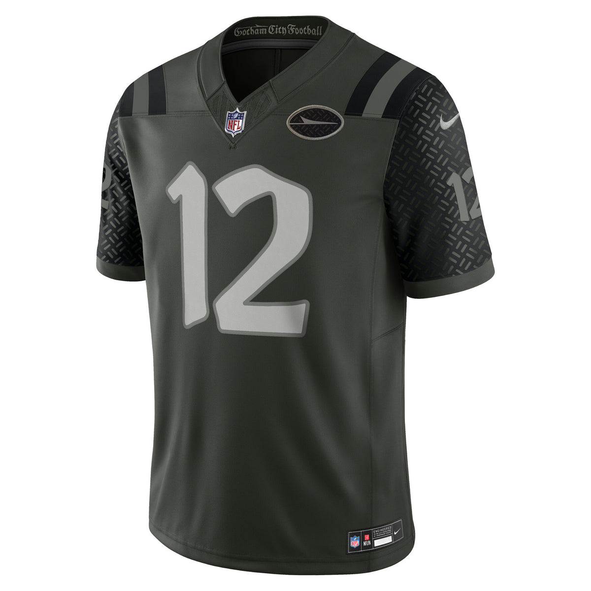 Men's New York Jets Joe Namath Nike Gotham Green 2025 Rivalries Collection Stitched Limited Jersey