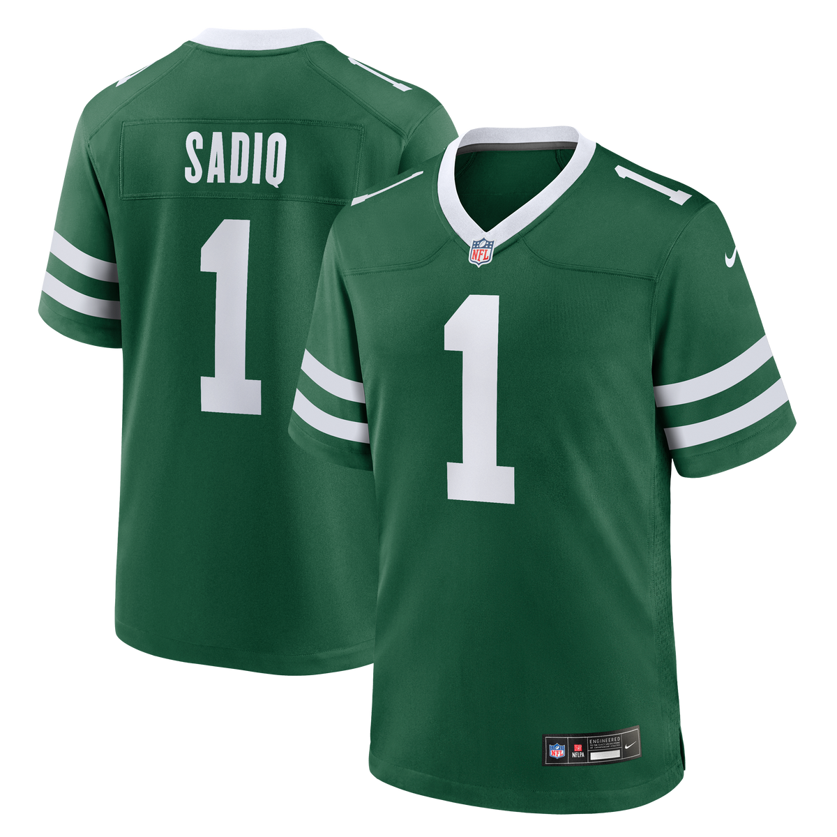 Men's New York Jets Kenyon Sadiq Nike Legacy Green 2026 NFL Draft First Round Pick No. 16 Team Game Jersey