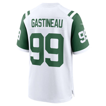 Men's New York Jets Mark Gastineau Nike White Retired Player Alternate Game Jersey