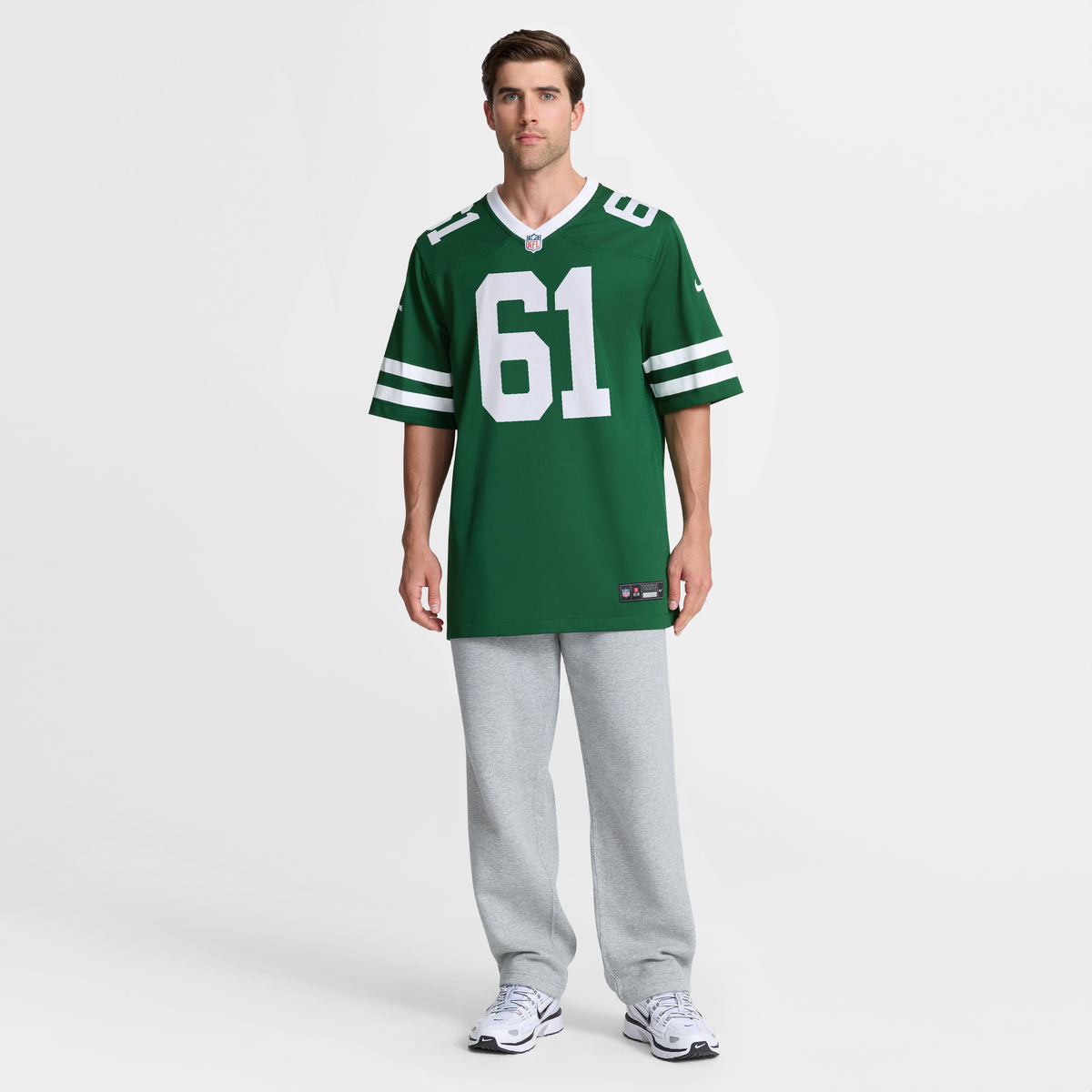 Men's New York Jets Max Mitchell Nike Legacy Green Team Game Jersey