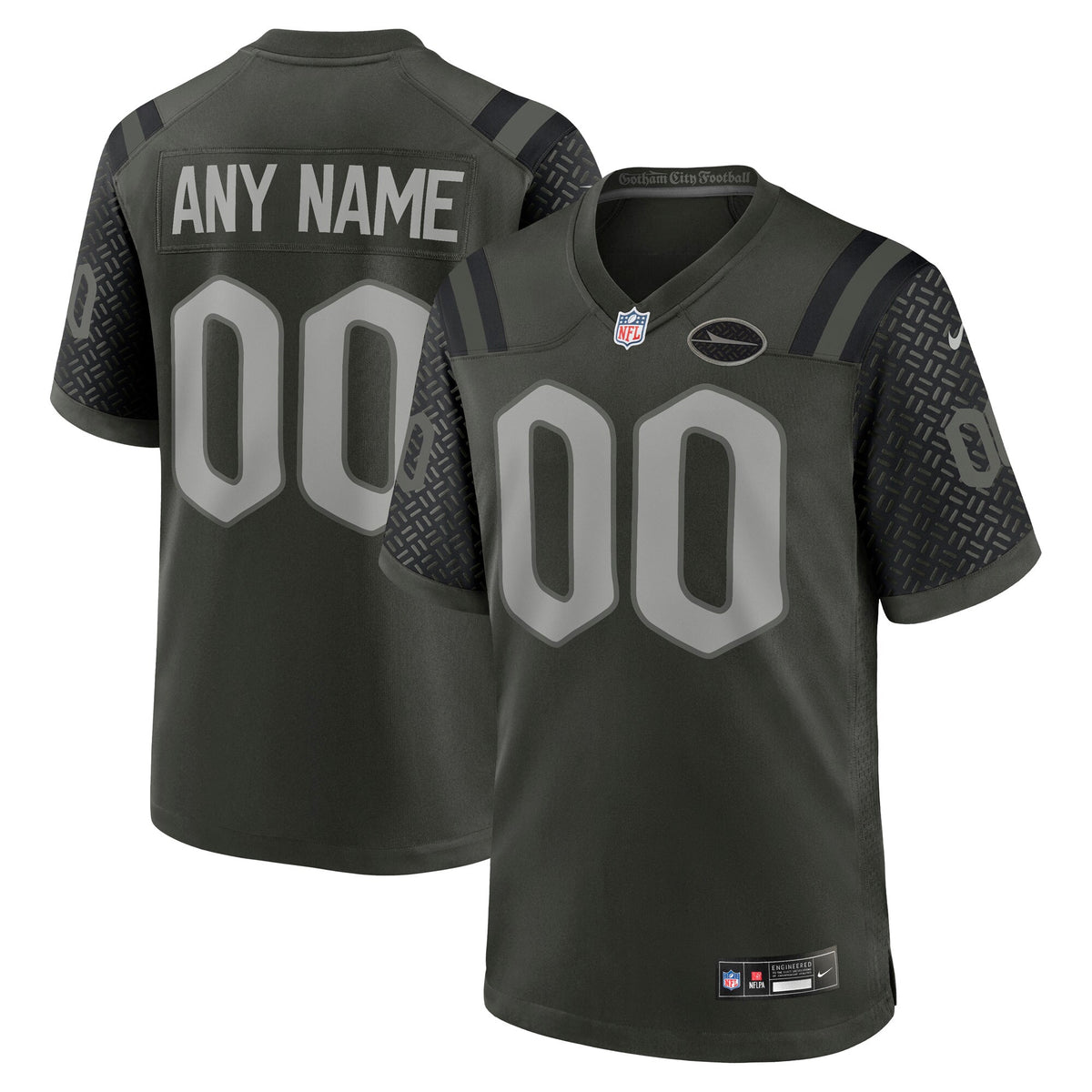 Men's New York Jets Nike Green 2025 Rivalries Collection Custom Game Jersey