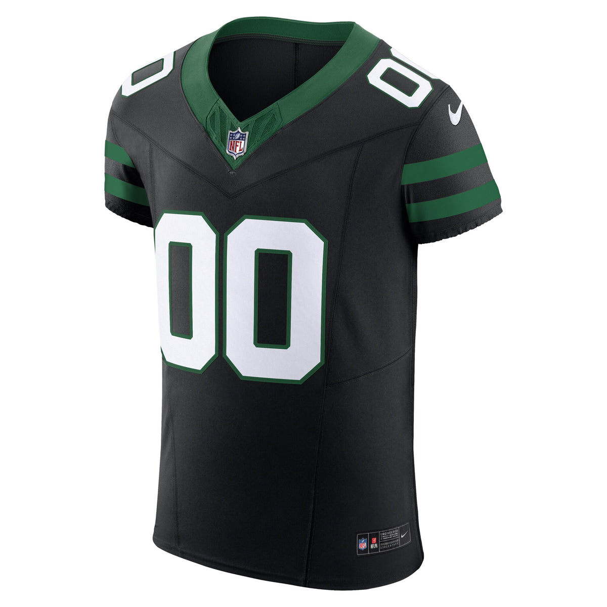 Men's New York Jets Nike Legacy Black Alternate Vapor F.U.S.E. Elite Custom Jersey