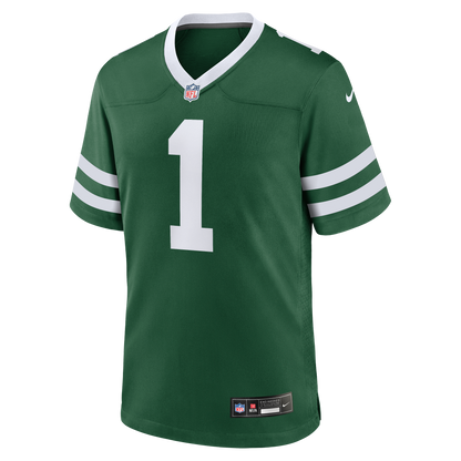 Men's New York Jets Nike Legacy Green #1 Dad Game Jersey