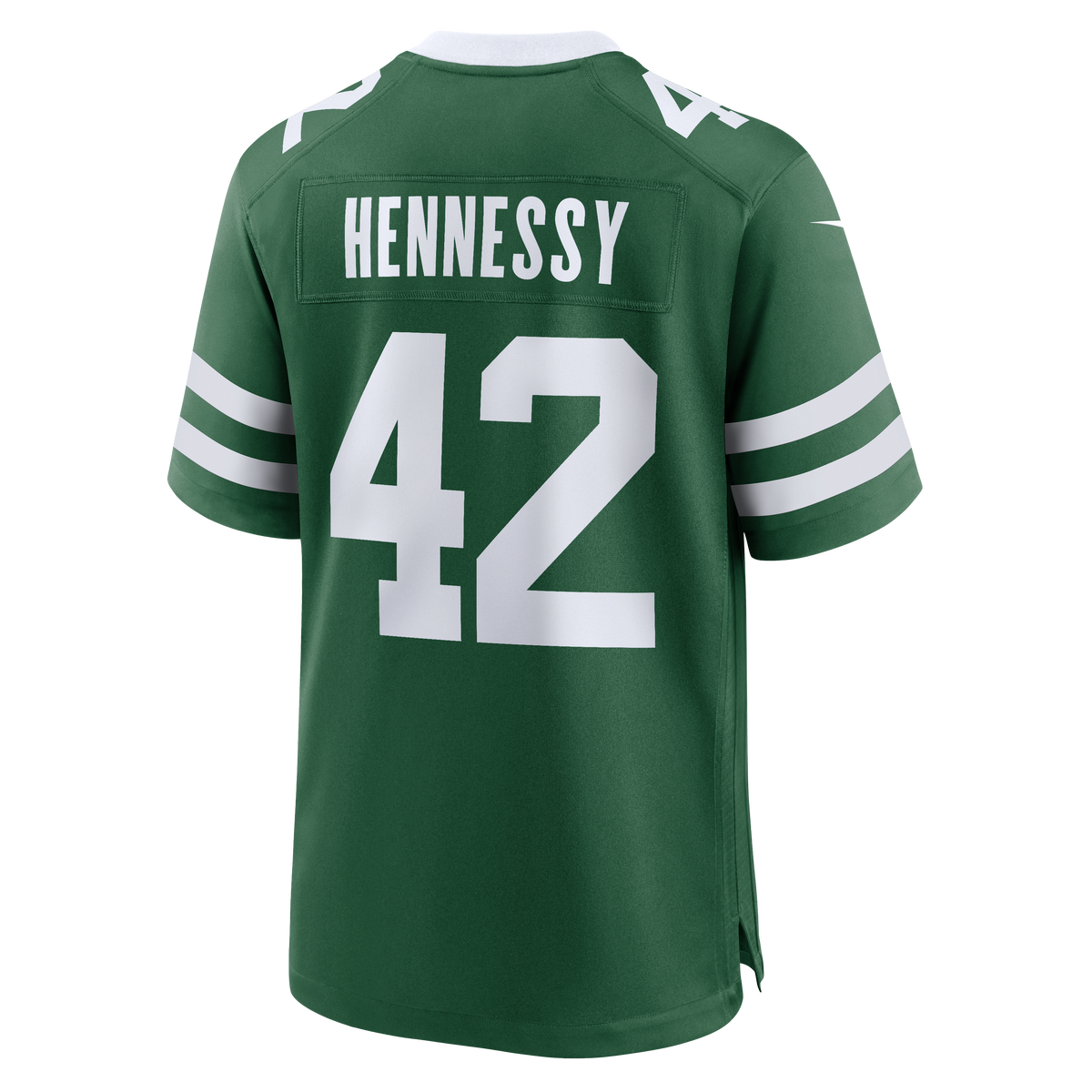 Men's New York Jets Thomas Hennessy Nike Legacy Green Team Game Jersey