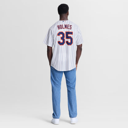Men's New York Mets Clay Holmes Nike White Home Replica Jersey