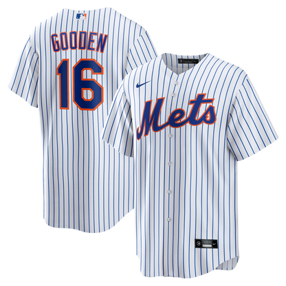 Men's New York Mets Dwight Gooden Nike White Home Retired Player Replica Jersey