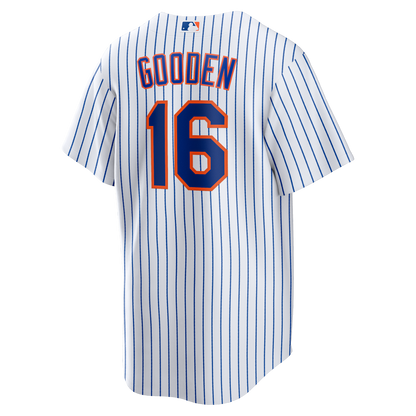 Men's New York Mets Dwight Gooden Nike White Home Retired Player Replica Jersey