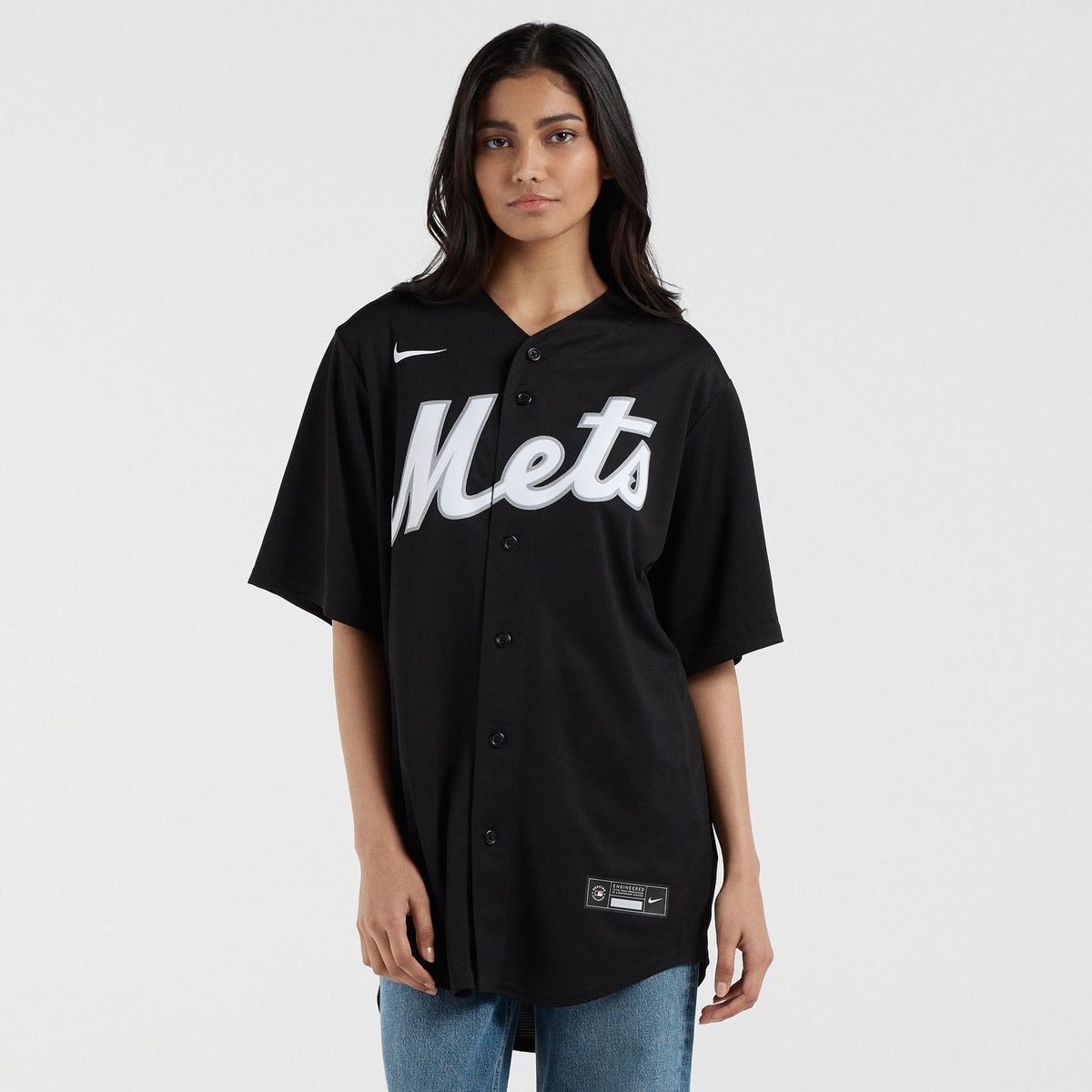 Men's New York Mets Francisco Lindor Nike Black Replica Player Jersey