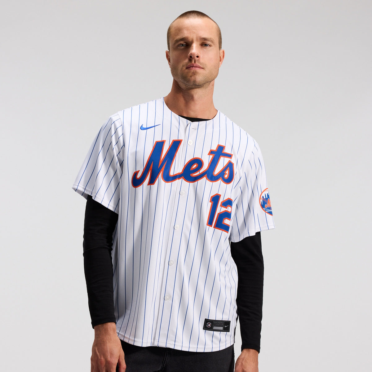 Men's New York Mets Francisco Lindor Nike White Home Limited Jersey