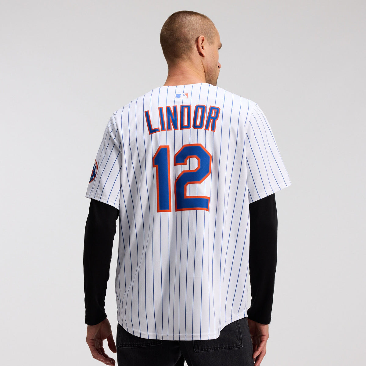Men's New York Mets Francisco Lindor Nike White Home Limited Jersey