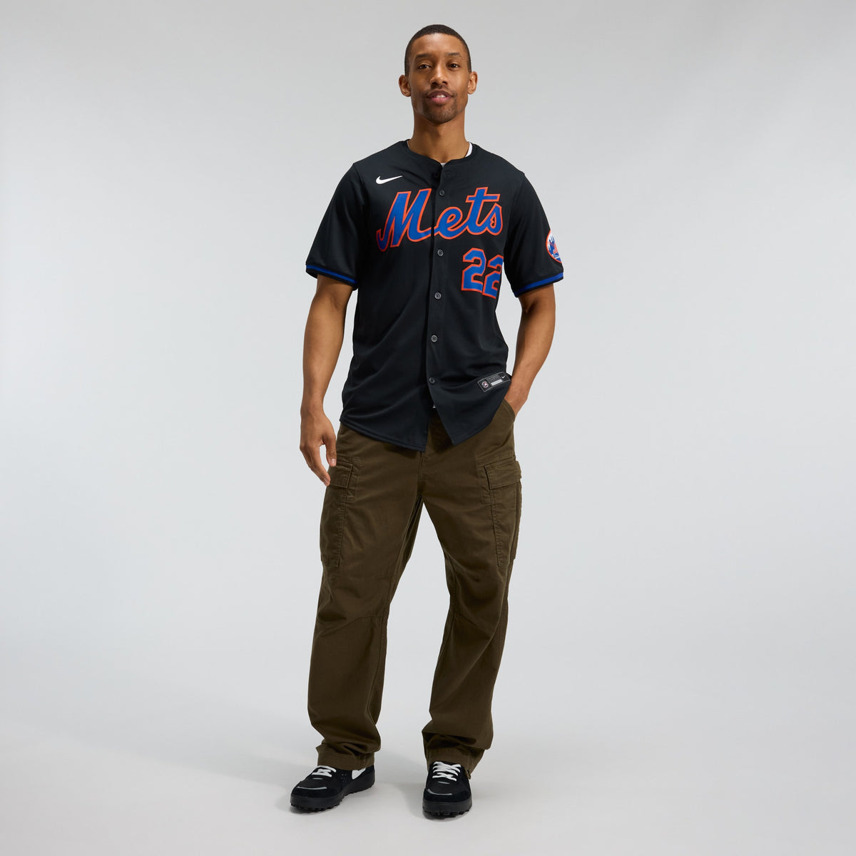 Men's New York Mets Juan Soto Nike Black Alternate Limited Jersey