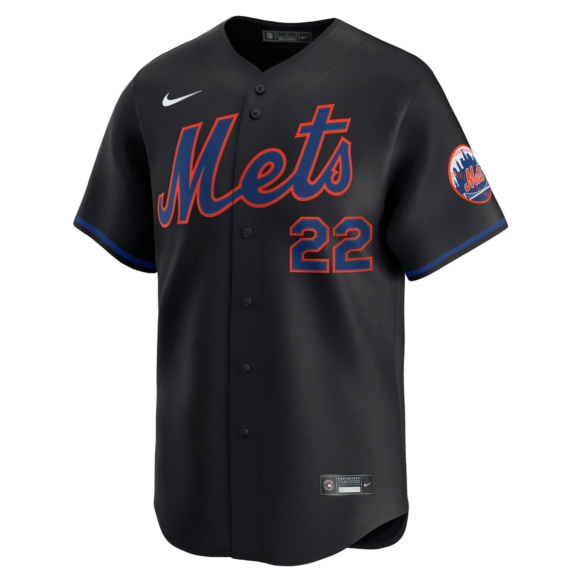 Men's New York Mets Juan Soto Nike Black Alternate Limited Jersey
