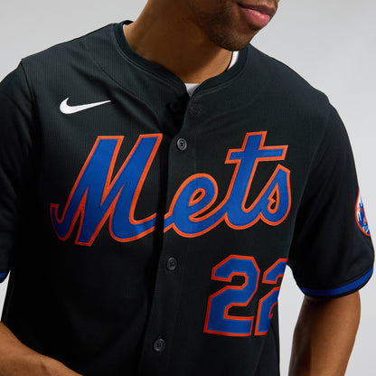 Men's New York Mets Juan Soto Nike Black Alternate Limited Jersey