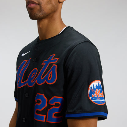 Men's New York Mets Juan Soto Nike Black Alternate Limited Jersey