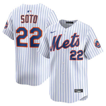 Men's New York Mets Juan Soto Nike White Home Limited Jersey