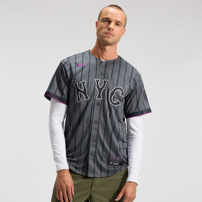 Men's New York Mets Nike Gray City Connect Limited Jersey