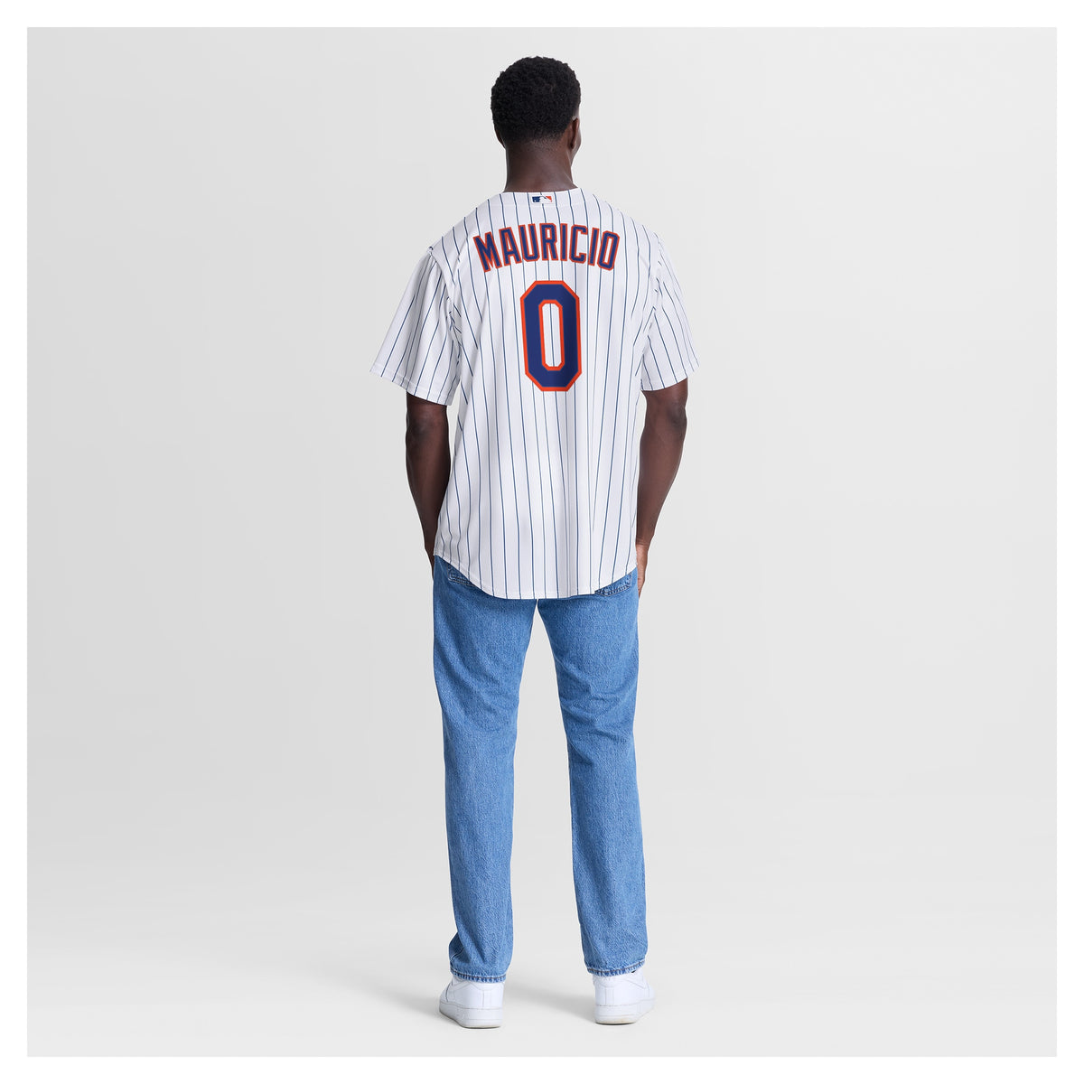 Men's New York Mets Ronny Mauricio Nike White Home Replica Jersey