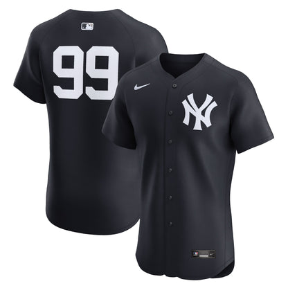 Men's New York Yankees Aaron Judge Nike Navy Alternate 2 Elite Jersey