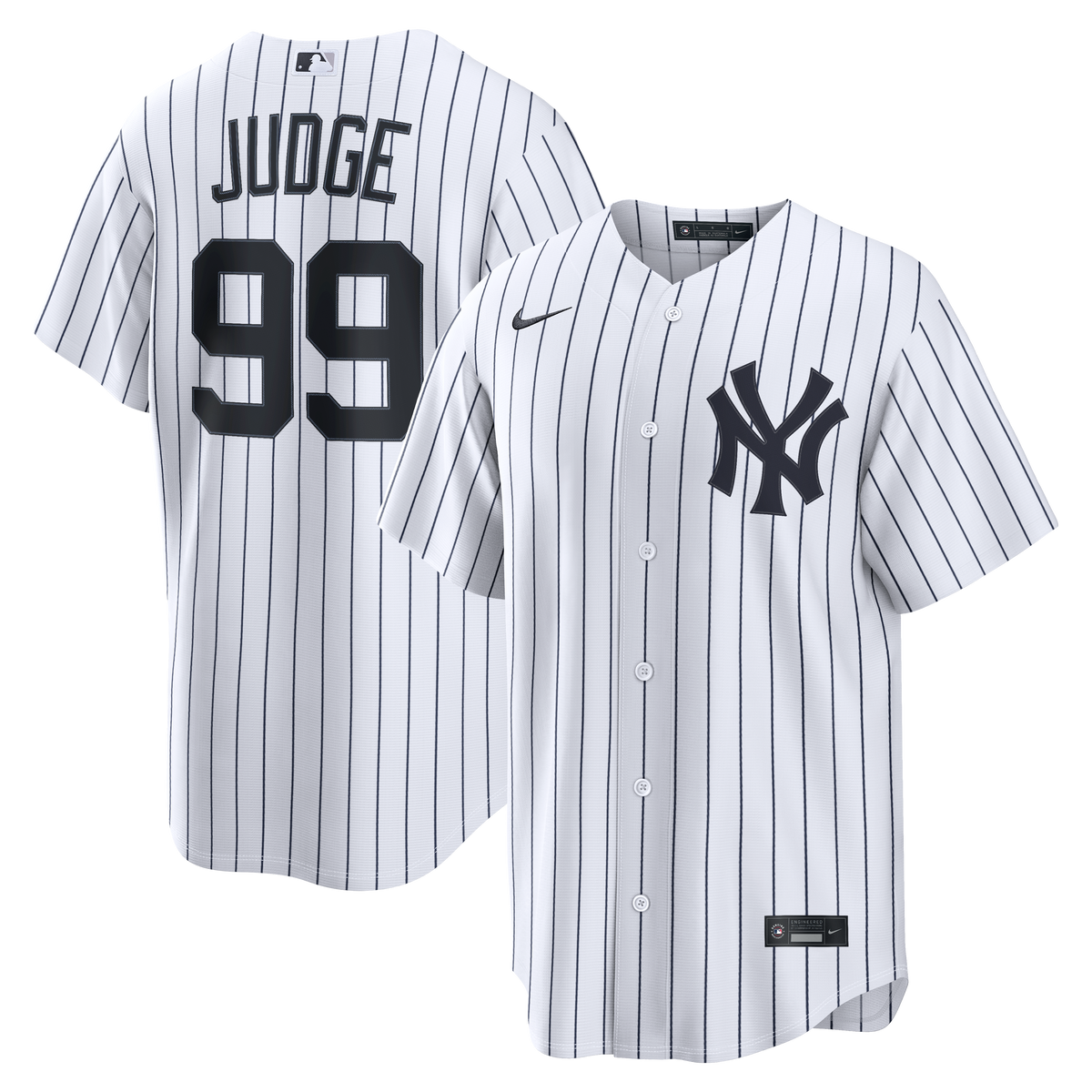 Men's New York Yankees Aaron Judge Nike White Home Replica Jersey