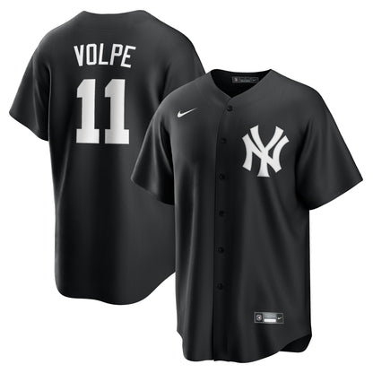 Men's New York Yankees Anthony Volpe Nike Black Fashion Replica Player Jersey