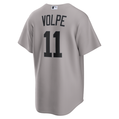 Men's New York Yankees Anthony Volpe Nike Gray Road Replica Jersey