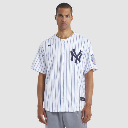 Men's New York Yankees CC Sabathia Nike White 2025 Baseball Hall of Fame Name & Number Retired Replica Jersey