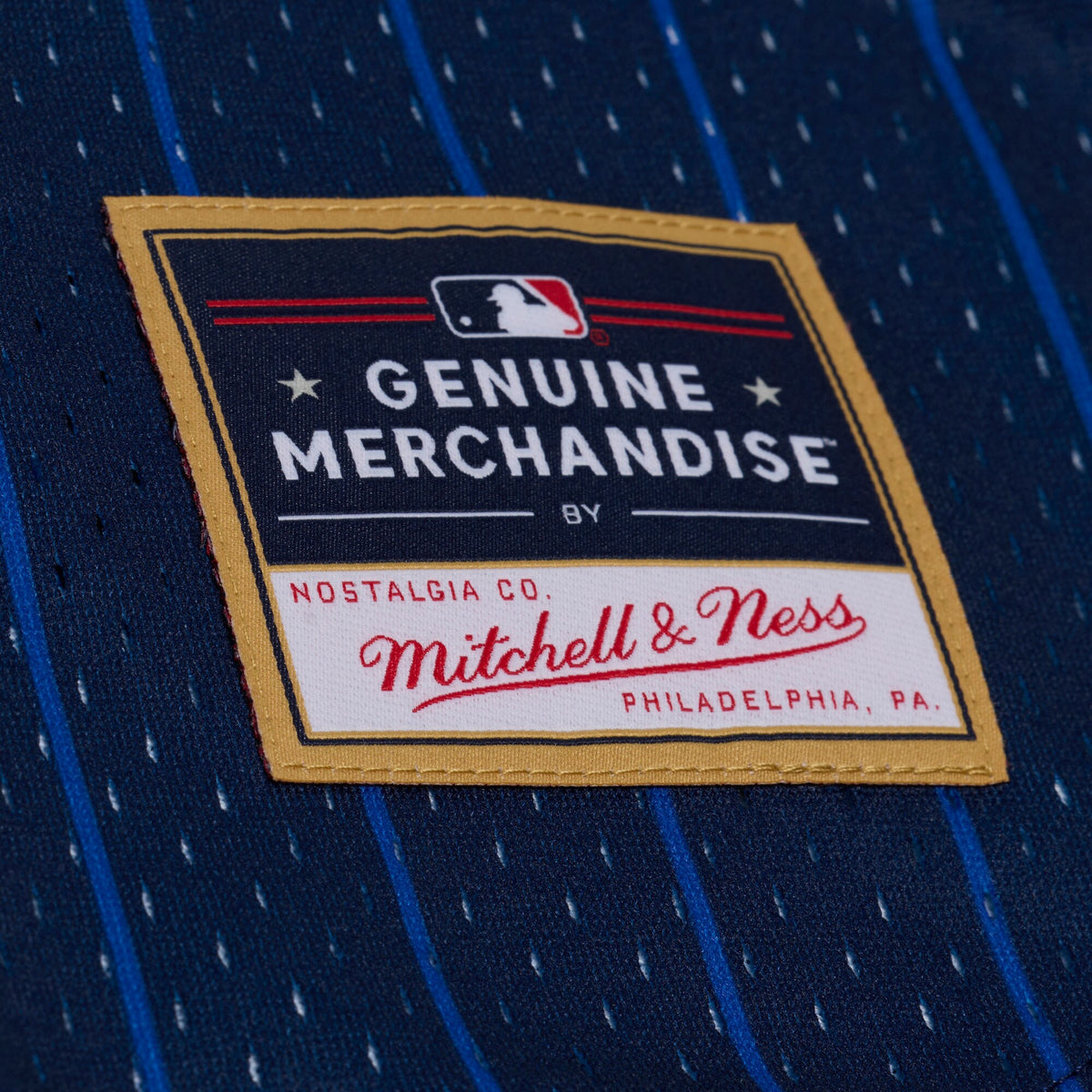 Men's New York Yankees Jay-Z The Blueprint x Mitchell & Ness Navy Mesh Baseball Jersey