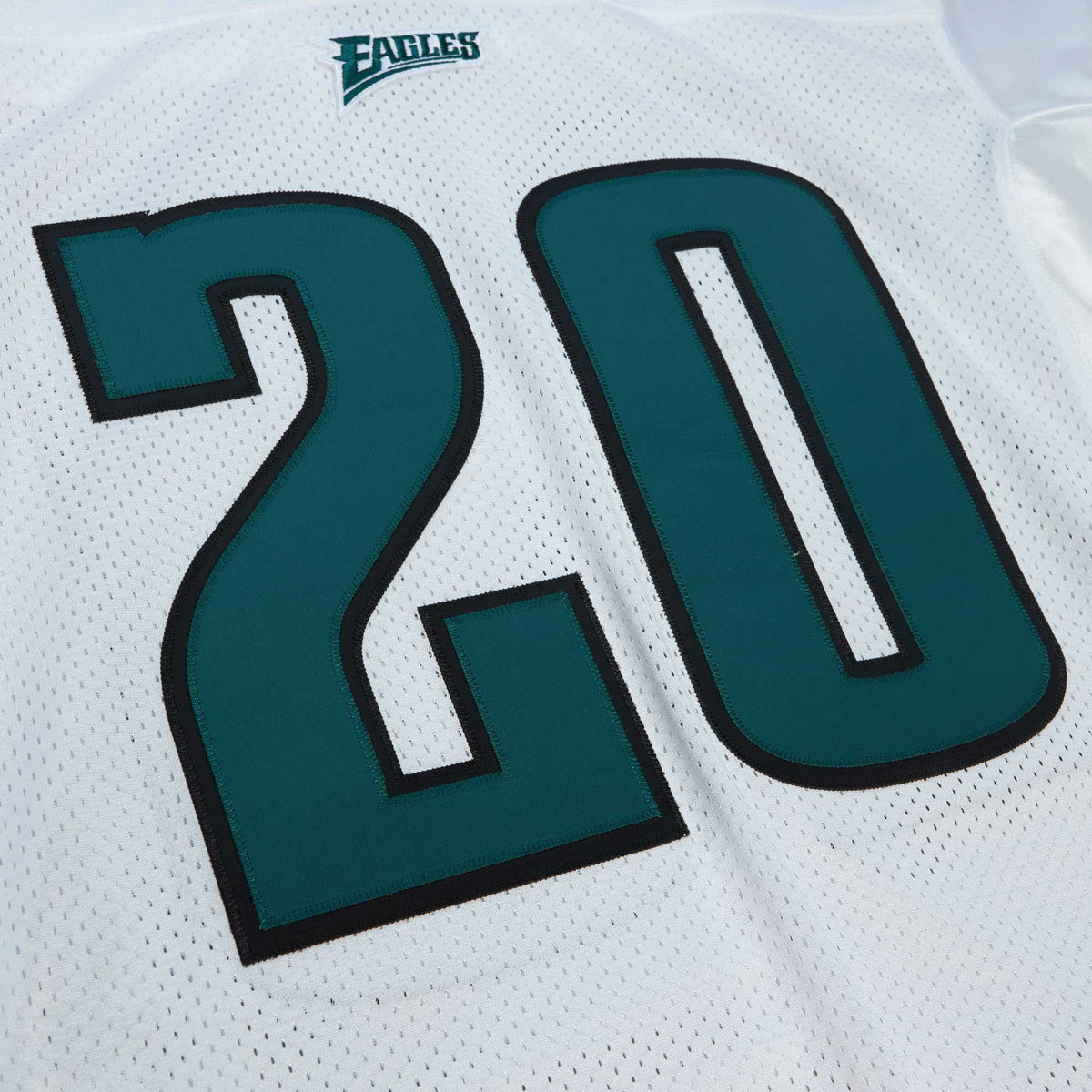 Men's Philadelphia Eagles 1996 Brian Dawkins Mitchell & Ness White Authentic Throwback Retired Player Jersey