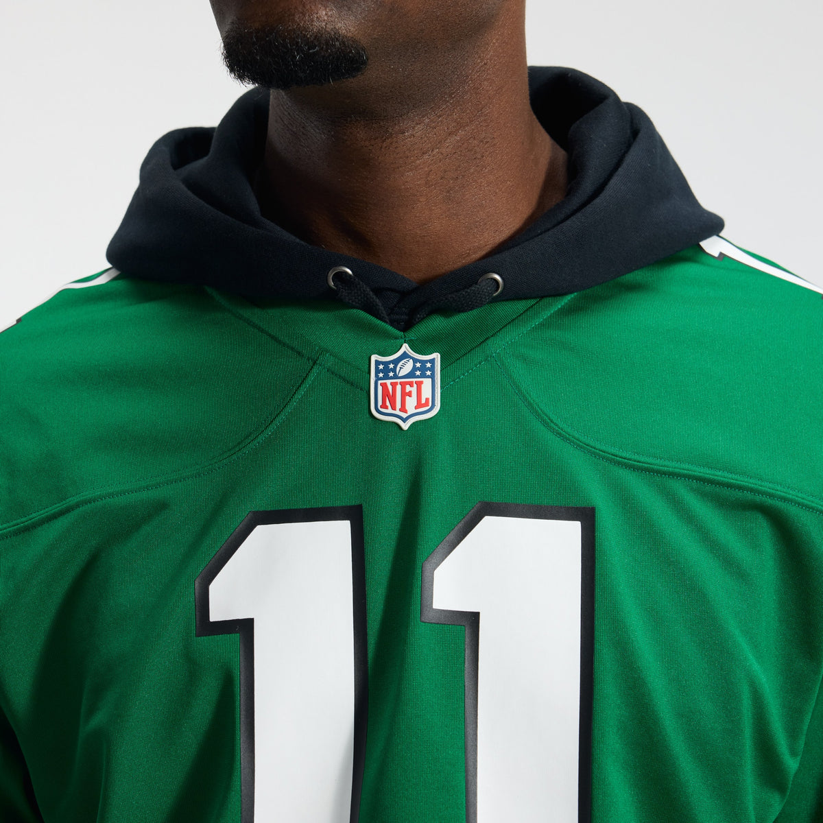 Men's Philadelphia Eagles A.J. Brown Nike Kelly Green Alternate Game Player Jersey