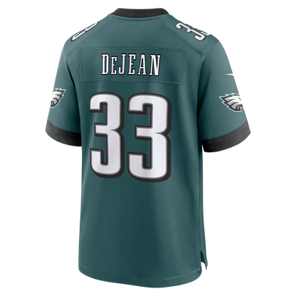 Men's Philadelphia Eagles Cooper DeJean Nike Midnight Green Team Game Jersey
